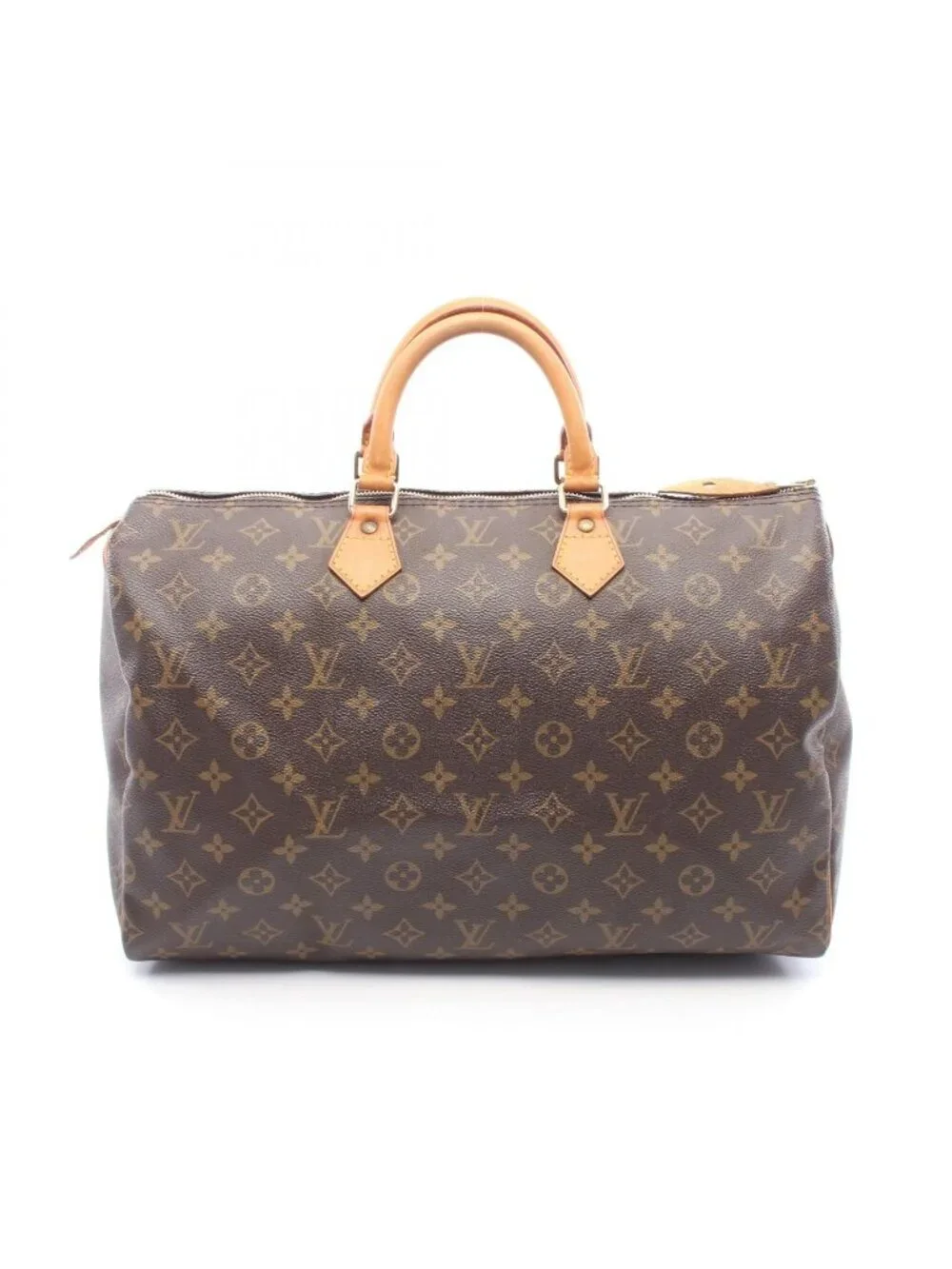 Louis Vuitton Speedy 40 Monogram Canvas Leather Handbag